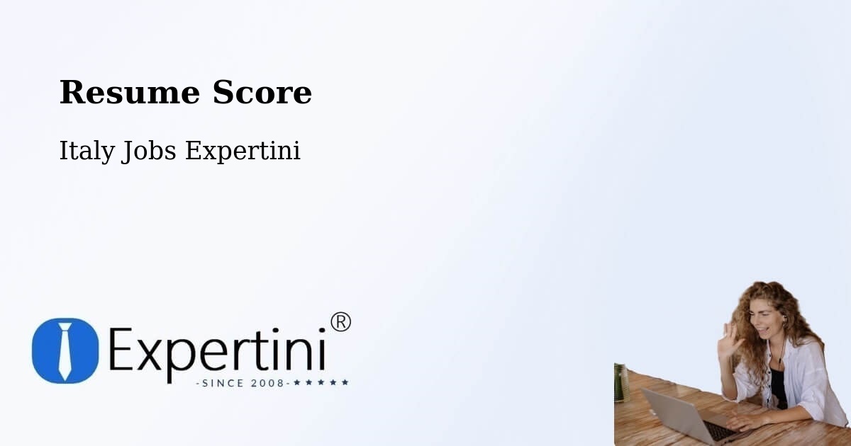 Resume Score & Job Description Match Tool – Nuoro - Italy Jobs Expertini